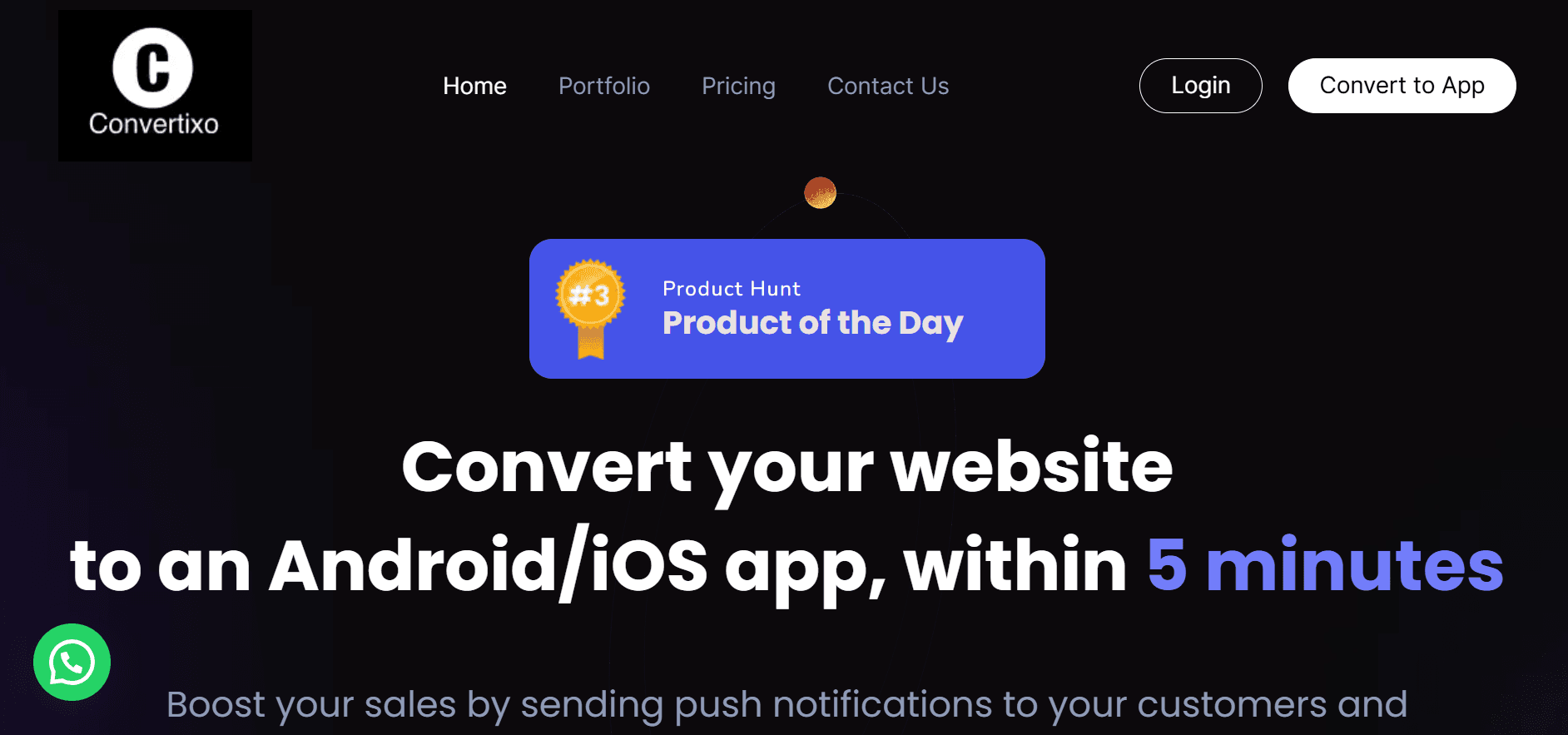 Convertixo screenshot